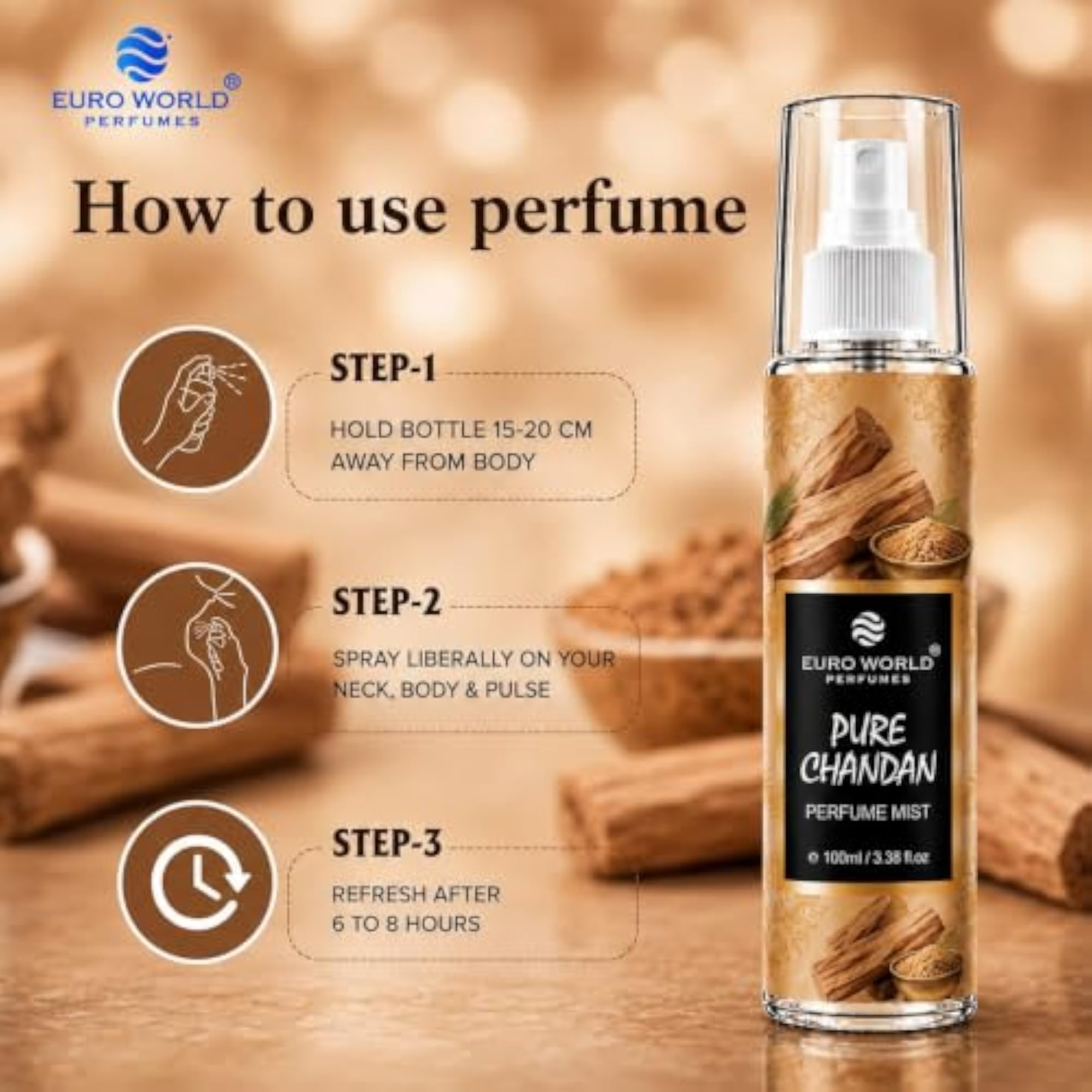 Pure Chandan Perfume Spray, 35ml