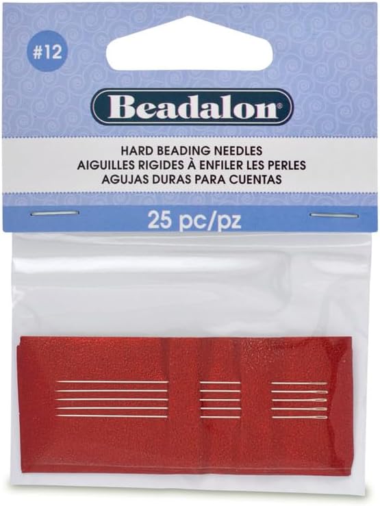 English Beading Needles Size #12 (Package of 25)