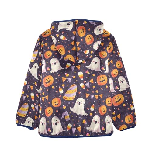 CHIFIGNO Strawberry Sweatshirt Jacket with Hood Toddler Jacket for Fall Winter Boys Zip up Jacket 3-10Y2