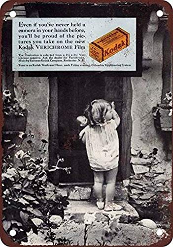 Fsdva 1932 Kodak Verichrome Film Vintage Look Reproduction Metal Tin