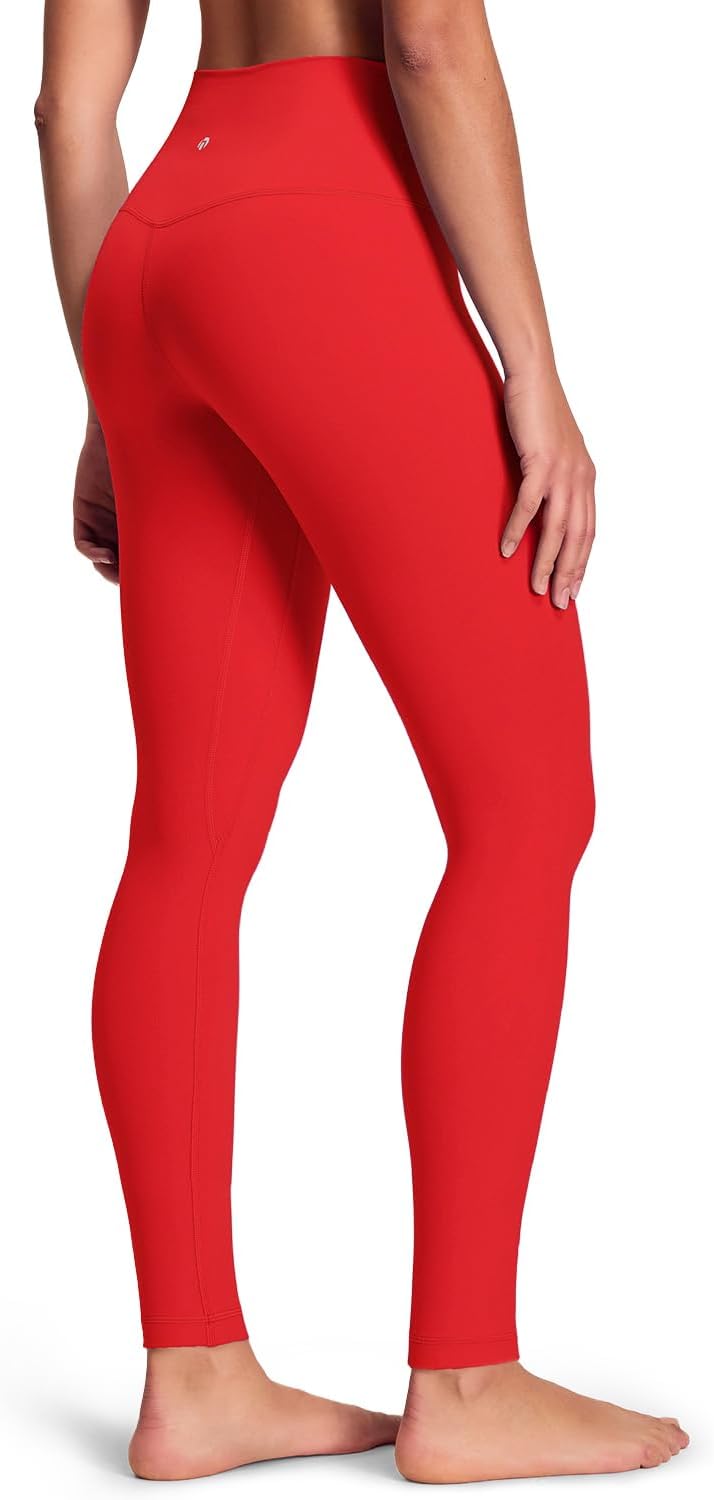 HeyNuts Yoga Pro Leggings 28'', Light to Medium Support, Buttery Soft Lounge Yoga Pants Full Length