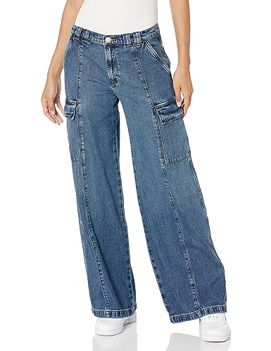 Jean cargo wide leg Hudson femme à taille mi-haute pour un style utility au quotidien