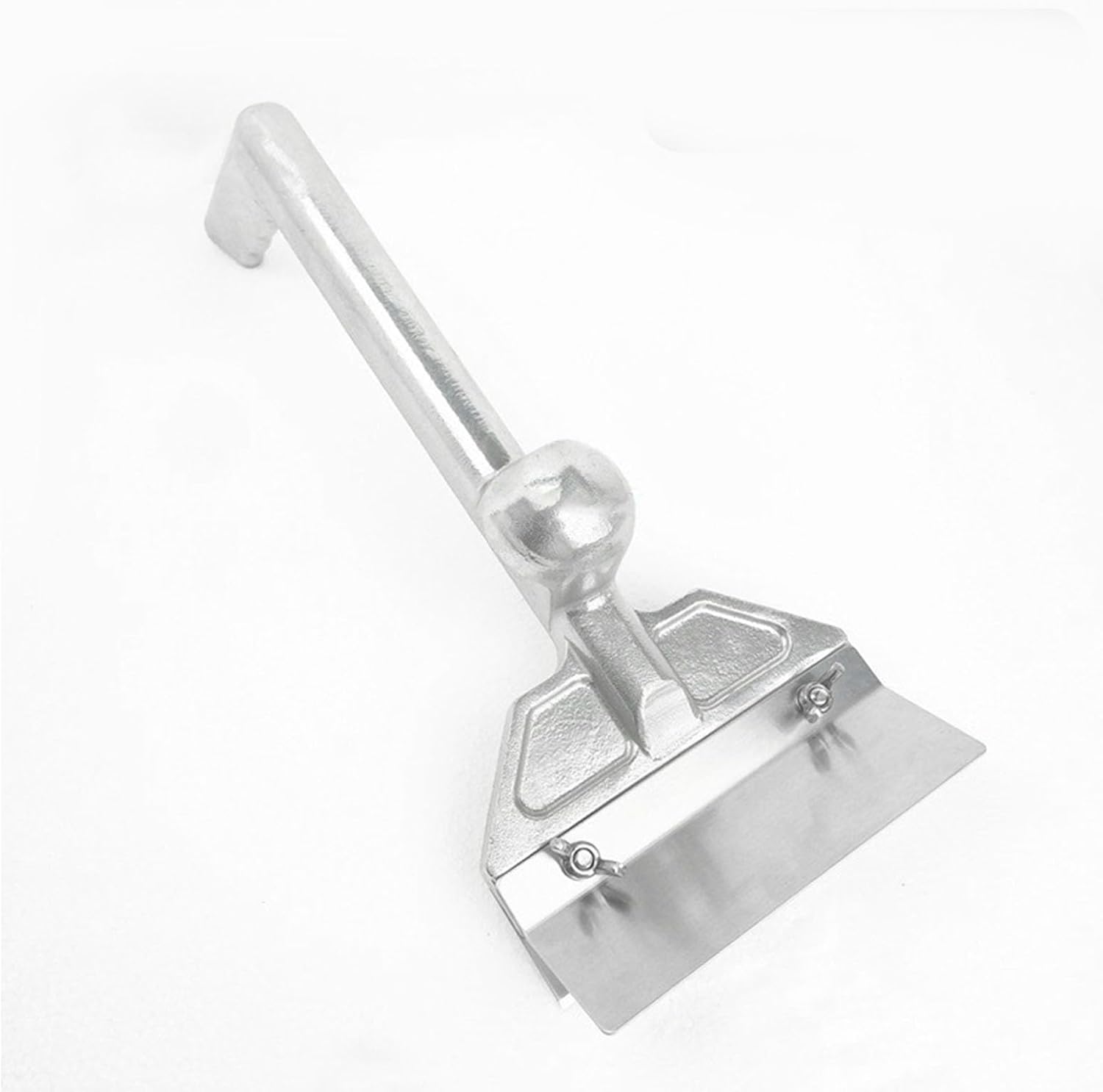 Hyuduo Grill Scraper, Heavy Duty Griddle Scraper with Wide and Splashing Guard, Ergonomic Handle for Flat Top Grill Cleaning