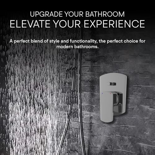 Image of Jaquar Single Lever Exposed Parts Kit for Hi-Flow Diverter | Durable Bathroom Fitting with Stylish Finish | Easy Installation & Long-Lasting Performance - Chrome