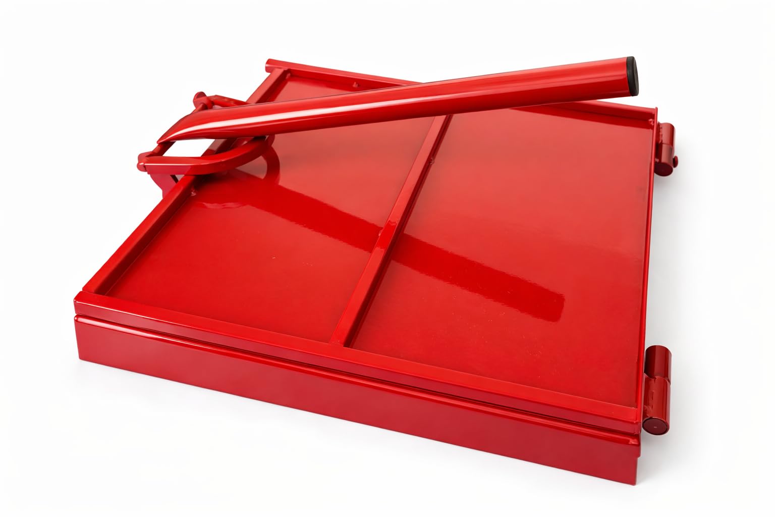 View 1 of 12" Commercial Steel Tortilla Press-Heavy Duty-Mexican Style Tortilla Maker, Flatbread-Red