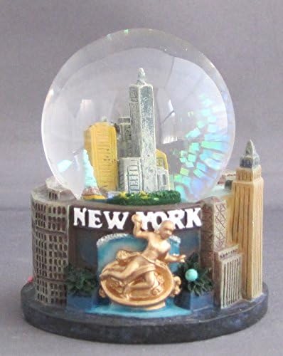 New York City, NYC 45mm Snow Globe, 2 1/2