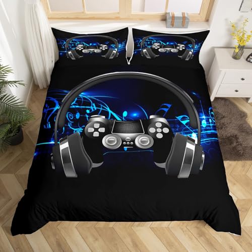 Juego de Ropa de Cama Auriculares Gamepad,de