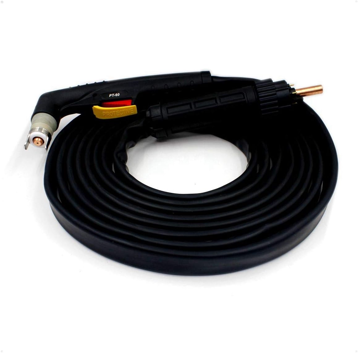 WeldingStop PT-60 IPT-60 Plasma Cutting Torch Set with Cable 6m 20ft Length Male Central Adaptor NOT Original WS OEMed PK-1