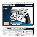 Toy Gun Foam Blaster Soft Bullet Toy Revolver,Can fire Sponge Bullets,with 40 Bullets,for Age of 6 7 8 9 10+ Years Old Kid Boys Girls（Silver）
