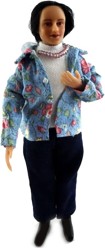 Dollhouse Miniature Dolls 1:12 Scale Gabriella Modern Hispanic Woman #Sd0015