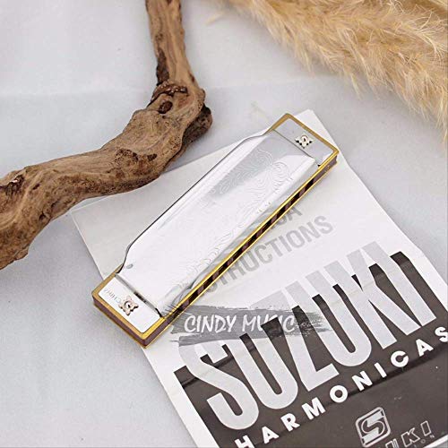 Harmonica diatonique Silver Folkmaster Gaita Standard 10 trous Harmonica diatonique débutant Blues Harp - Les Beatles, Paul McCartney, John Lennon, RIngo Starr, George Harrison Harmonica diatonique Silver Folkmaster Gaita Standard 10 trous Harmonica diatonique débutant Blues Harp – Image 5