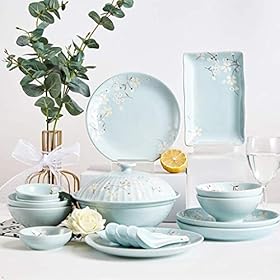 Elevate Your Dining Experience: Buy the Exquisite Cherry Blossom 18-Piece Porcelain Dinnerware Set Today – generic
