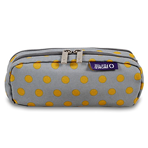 Image of J World Jojo Cute Pencil Case for Kids & Adults. Soft Fabric Zip Pen Bag