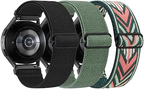 Vanjua 20mm Elastic Bands Compatible for IFOLO Smart Watch Band, Quick Release Soft Stretch Nylon Replacement Strap for IFOLO Smart Watch