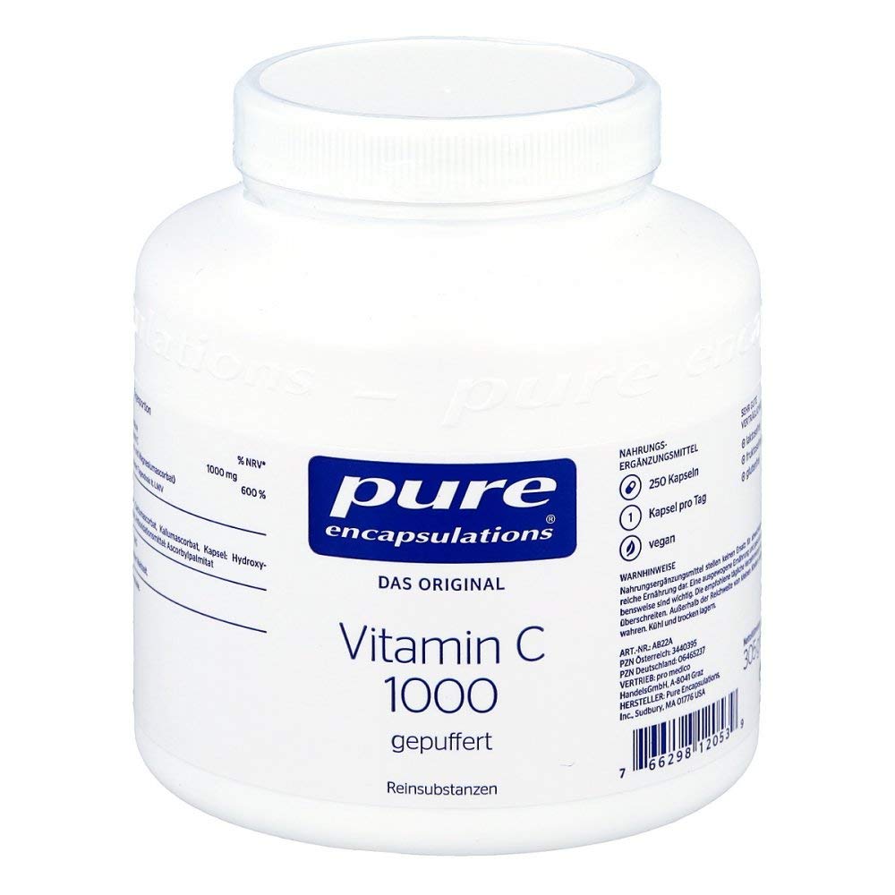 Pure Encapsulations Vitamin C 1000 Kapseln, 250 St. Kapseln