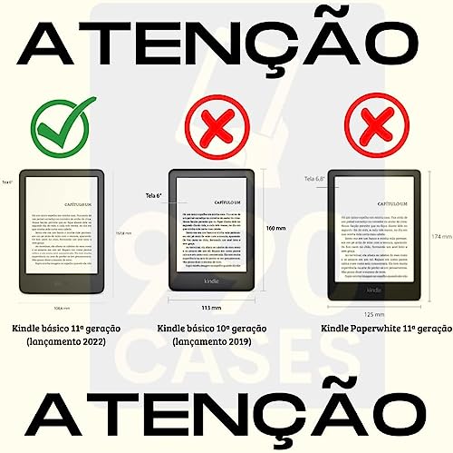 Pelicula Kindle 11ª Geração 2024 e 2022 Antirreflexo Fosca