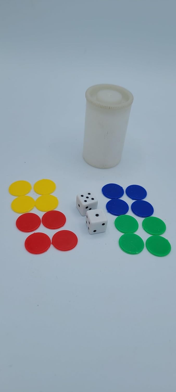 Generic Ludo Seeds and Playing Dices., Small