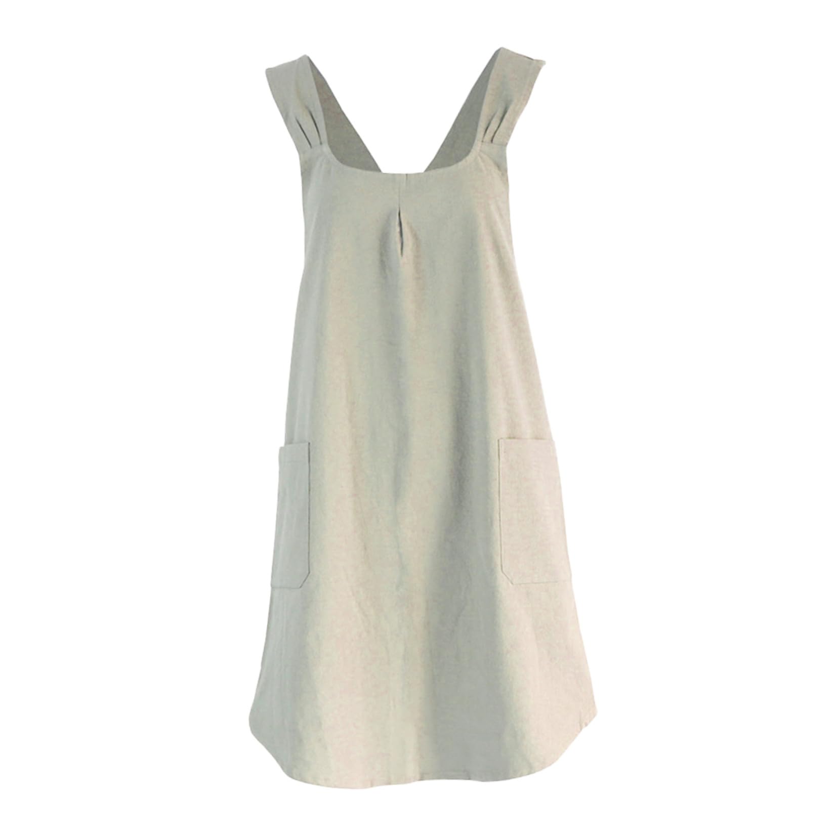 MAGICLULU delantal resistente a las manchas delantal de algodón con pechera delantal de cintura delantal de jardinería delantal de delantal para cocina delantal para servir Khaki