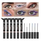 DNM Colored Mascara for Eyelashes,Mermaid Colorful Mascara...
