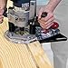 Milescraft 1224 Edge & Mortise Guide - Universal Router Guide for Straight or Cylindrical Edges - Built in Mortise Guide - Bonus Offset Base