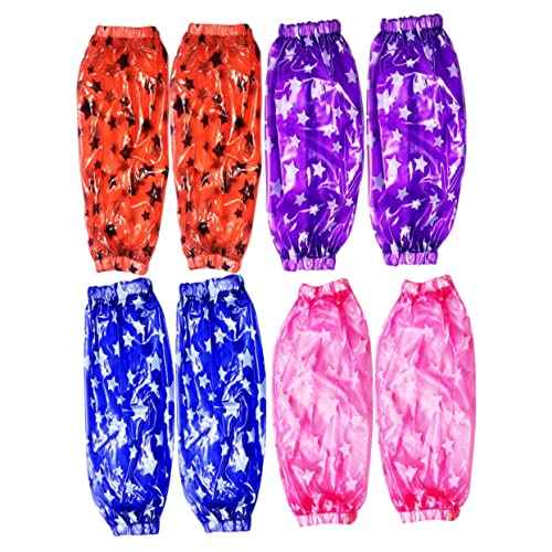 8 Pairs Oversleeves Cleaning Oversleeve Arm Sleeves Women Oversleeve Protector Wristband Pentagram, As Shown, 40×18CM