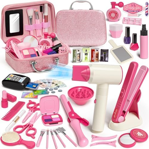 Tacobear Friseur Set Kinder Schminkkoffer Mädchen Friseurkoffer H...