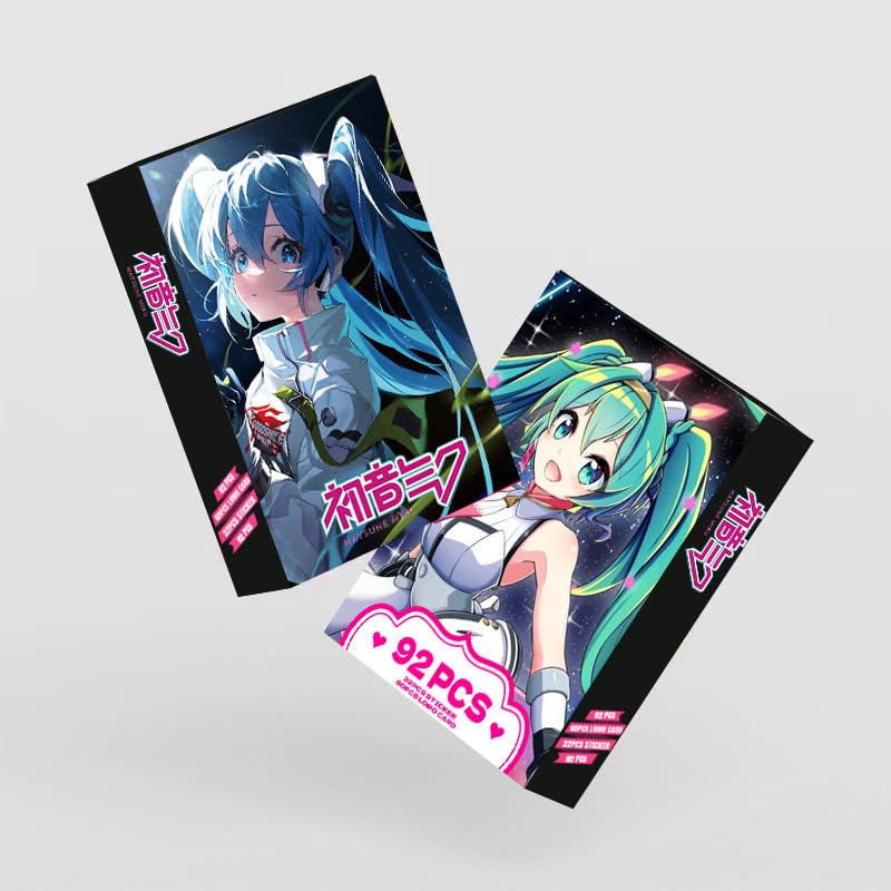 Amazon.co.jp: 92枚入り初音ミクLOMOカード ステッカー 60トレカ+32