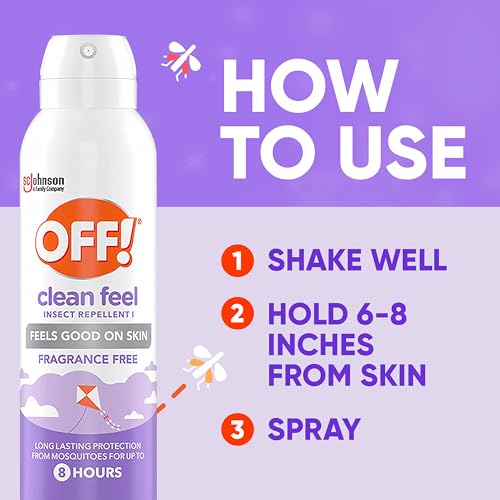 OFF! Clean Feel Picaridin Insect & Mosquito Repellent Bug Spray, 5 oz - image 8