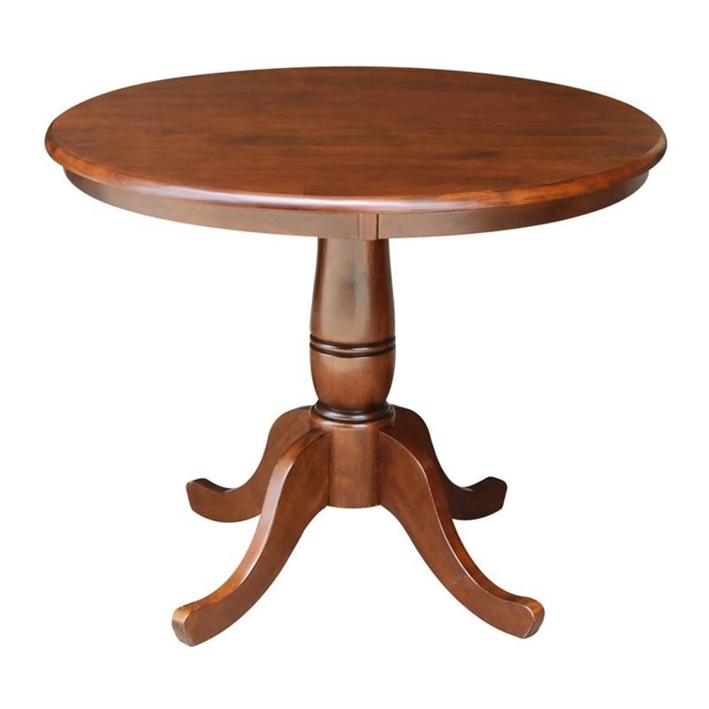 International Concepts 36 Solid Wood Round Top Dining Table