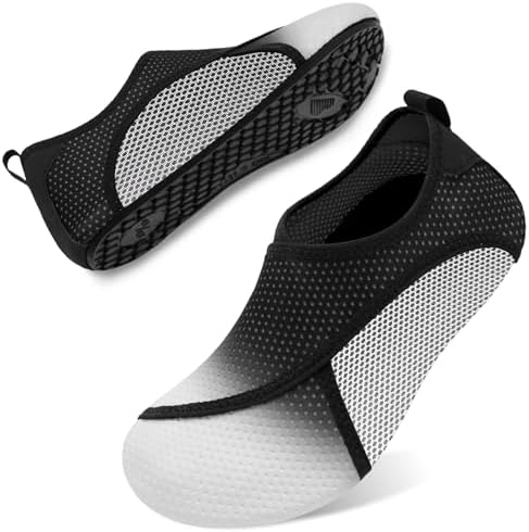 JOINFREE Women Men Water Shoes Quick-Dry Barefoot Aqua Socks Non-Slip Beach Shoes for Water Sports