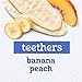 Gerber Snacks for Baby Teethers, Gentle Teething Wafers, Banana Peach, 1.7 Ounce, 12 Count Box (Pack of 6)