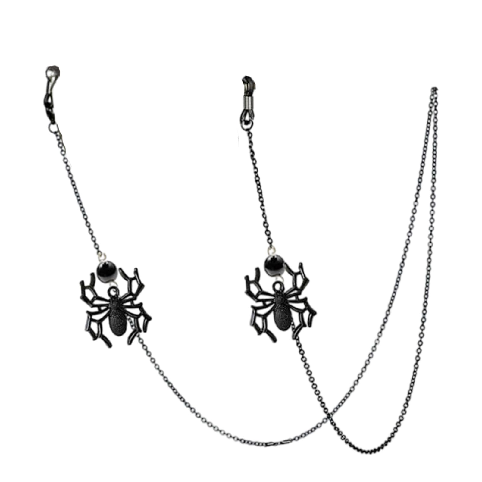 Emasdgey Women's A Glasses Cord For Halloween Chain Eyeglasses Strap Eyeglass Holder Eyeglasses Holder Bat Nd Spiders Themed