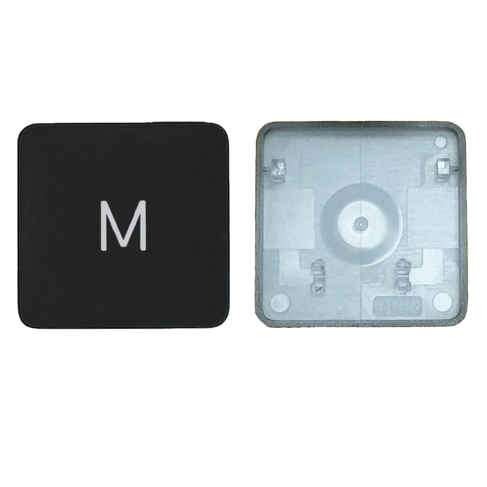 Individual Key Cap with Hinge Replacement for (M1 M2) MacBook Pro A2141 A2251 A2289 A2338 A2442 A2485,Replace for MacBook Air A2179 A2337 A2681 Keyboard Keycap (M Key)