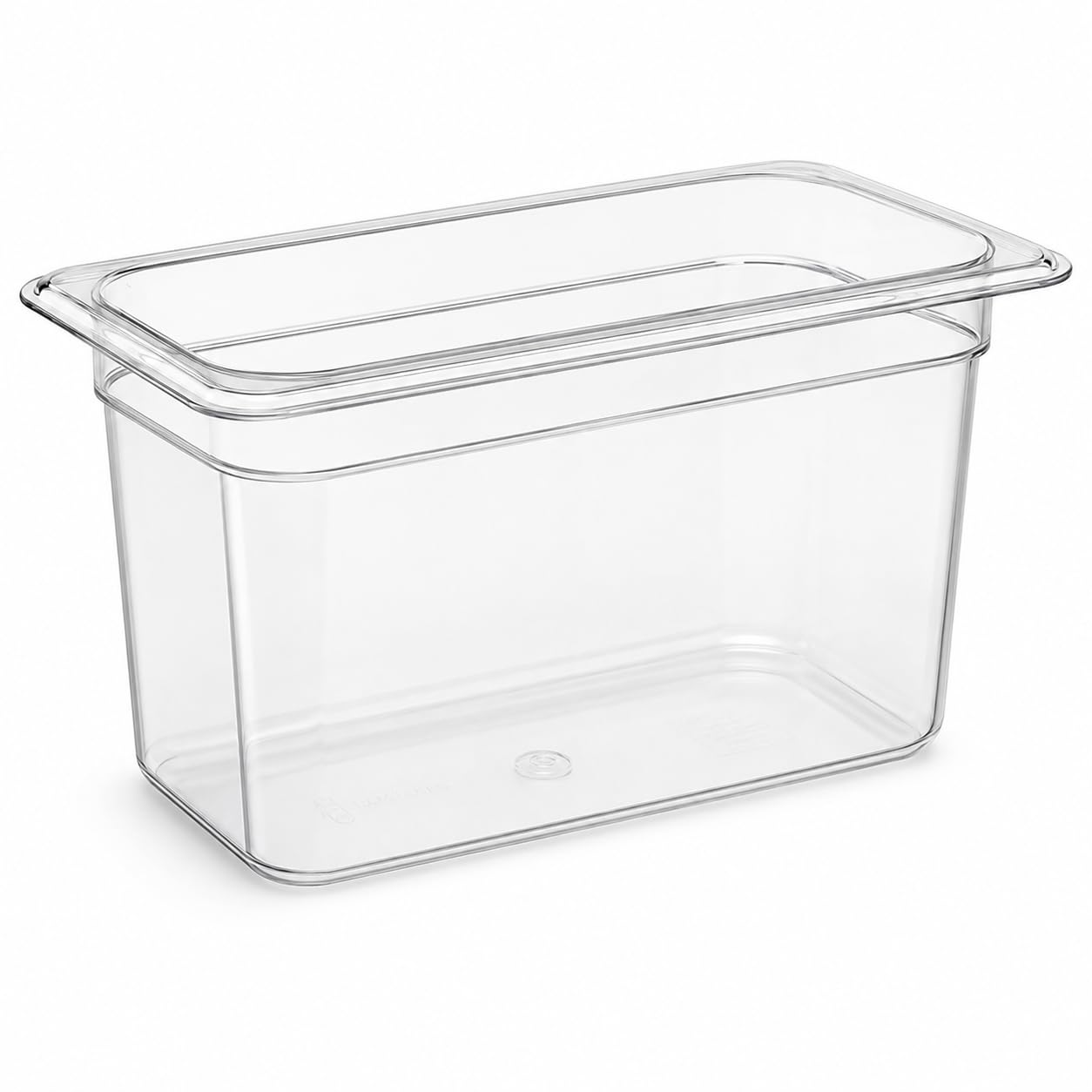 1/3 Size Clear Polycarbonate Food Pan by Glownary – 1/3 Size, 8.0 pounds, Polycarbonate (PC), Clear, Model 247fp138cl