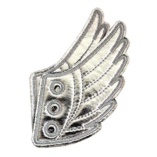 Yuqi Shoe Wings Accessory Shoe Decorations Charms For Kids Daily Style Accessories (Silver) #TOP2