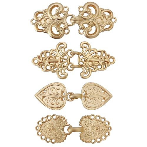 Image of CLINTT Exquisite Retro Sweater Twirl Clips, Cape Cloak Fasteners for Dresses, Stylish Cardigan Clips