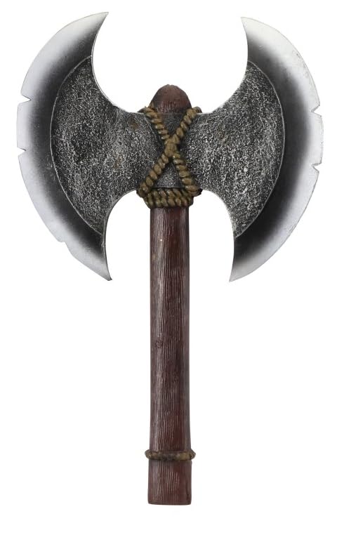 Chaks - Double Viking Latex Axe Costume Accessory