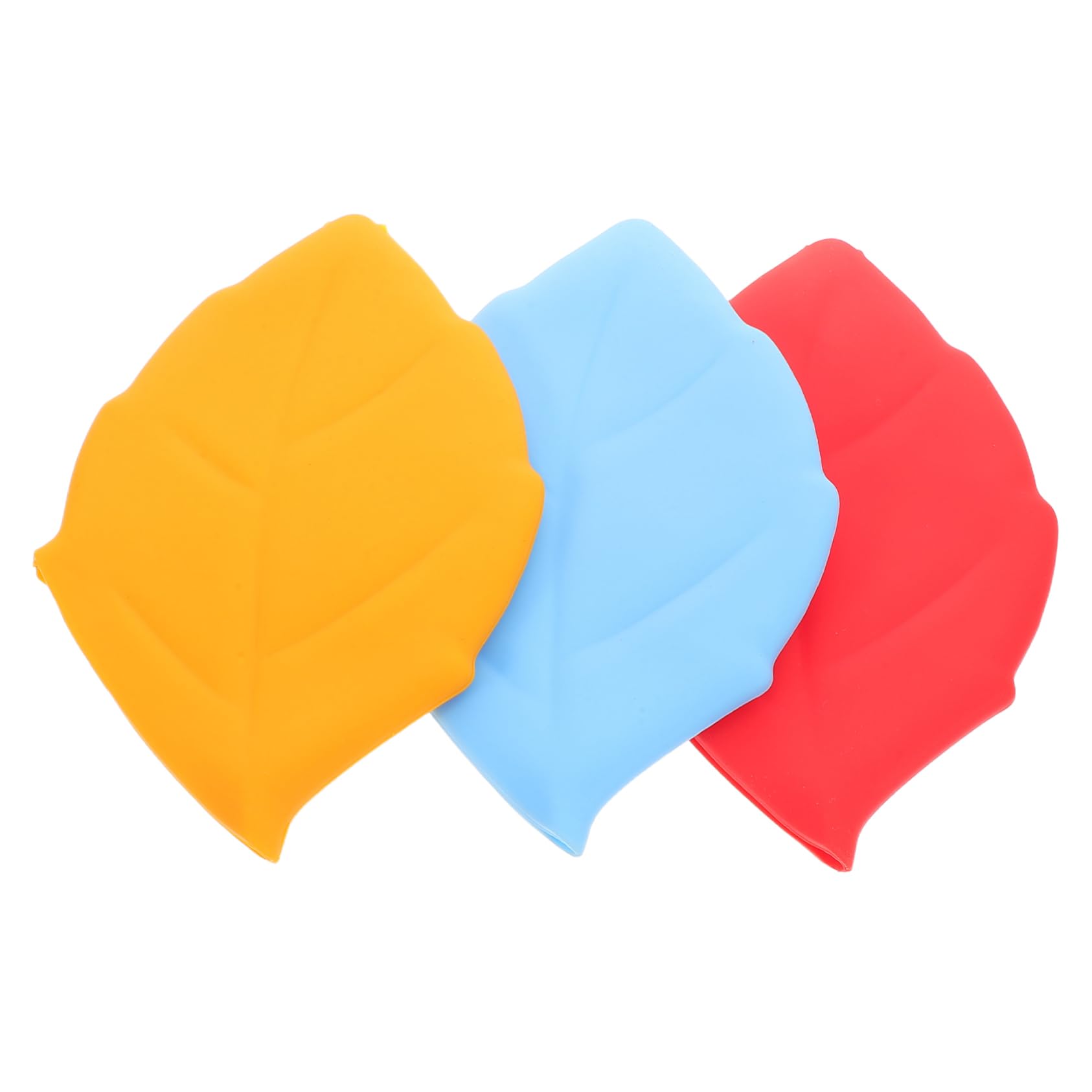 FRCOLOR 3Pcs Silicone Toothbrush Covers with Maple Leaf Design Travel Essential Protector Caps for Manual Toothbrushes Lightweight and Travel Gear for Home Go