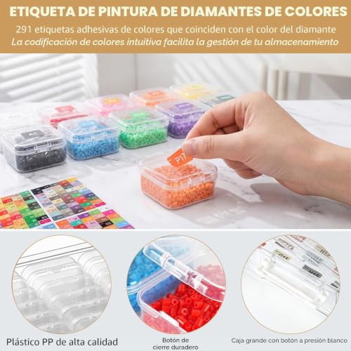 Organizador para Diamond Painting Dexpally: dile adiós al caos de diamantes sueltos 3