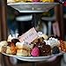 Happy Will 3 Tier Cake Stand Fitttings Kits Fruit Cake Plate Handle Fitting Cupcake Hardware Rod Stand Holder Black Crown 5 Sets（Plate not Included）