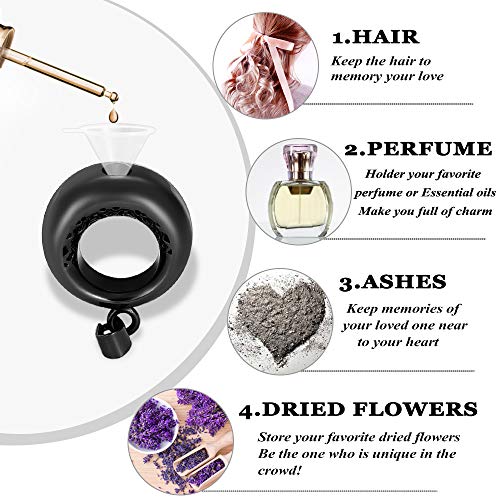 XSMZB Circle of Life Urn Necklace for Ashes Stainless Steel Eternity Keepsake Memorial Cremation Jewelry for Ashes Pendant Locket4