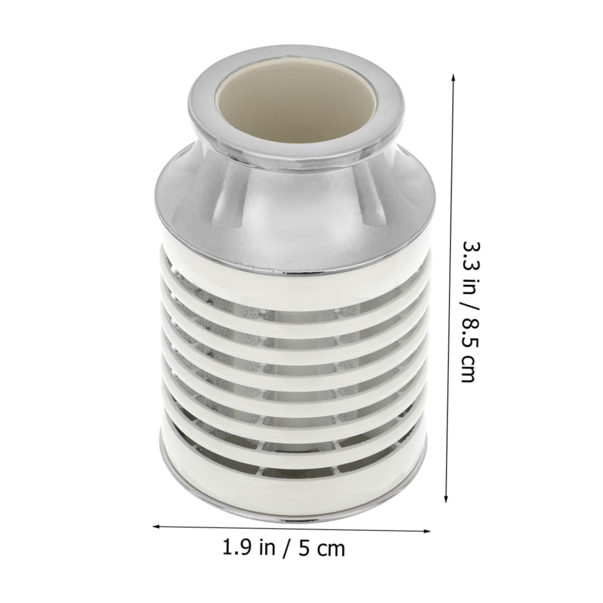 STOBAZA Decorative Curtain Rod Finials 4 Pack Aluminum Alloy End Caps Fit 28mm Rods Easy Installation