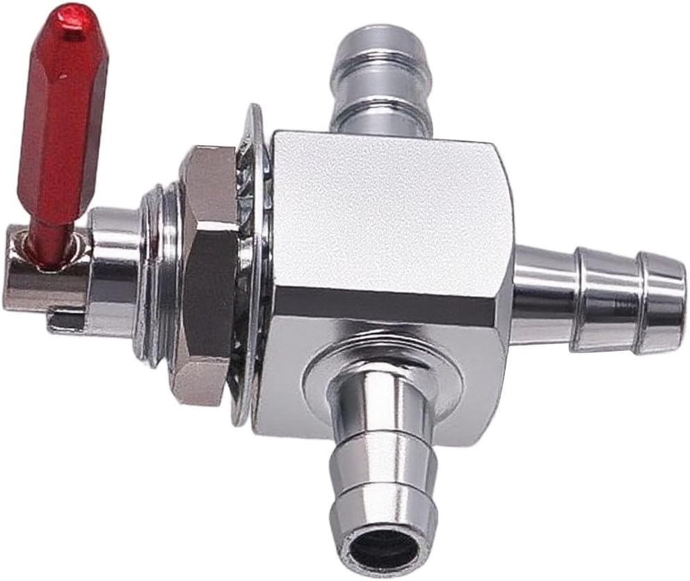 Two-Way Fuel Shut Off Gas Valve Fit for Exmark 1-633347 for Hustler 745059 | Fit for Scag 482212 Yazoo 10267 Fit for Husqvarna 539102679 1/4" 2 pack