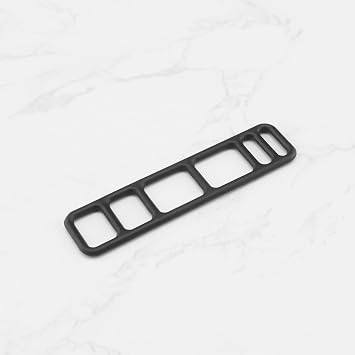 12pcs Bicycle Black Stretchable Silicone Strap Bike Fixed Silicone Strap for Bicycle Headlights Taillights Car Driving Recorders
