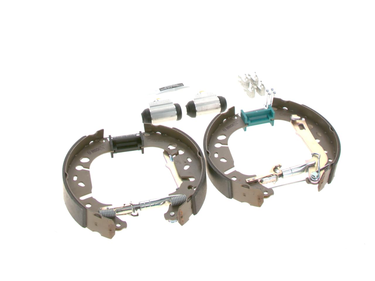 Bosch KS655 Kit Super Pro - Kit freno a tamburo posteriore - 1 set preassemblato, 2 cilindri freno a ruota, 4 ganasce freno