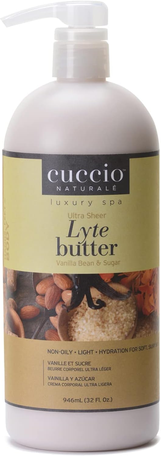 Cuccio Vanilla Bean and Sugarcane Lyte Body Butter,Vanilla Bean and Sugar,I0121750