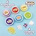 SLIMYGLOOP Foodie Box Set, 6-Pack Scented Slimes, Fluffy Slime Cloud, Glitter Slime, Water Slime, Fun Slime Add Ins, Slime for Kids, Kids Party Favors Goodie Bags, Slime Bulk, Kids Slime, Food Slime