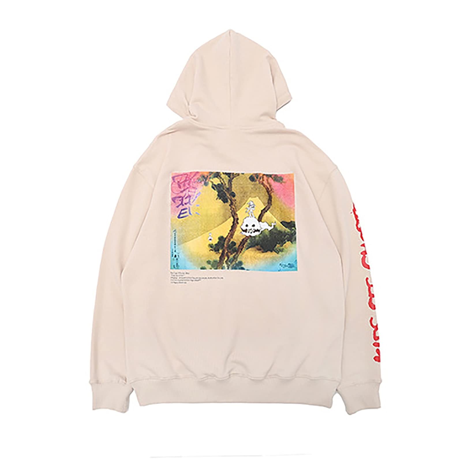 G&F Kanye Felpe con Cappuccio Unisex Cotone Maglione con Cappuccio Hip Hop Felpa Manica Lunga Abbigliamento Strada