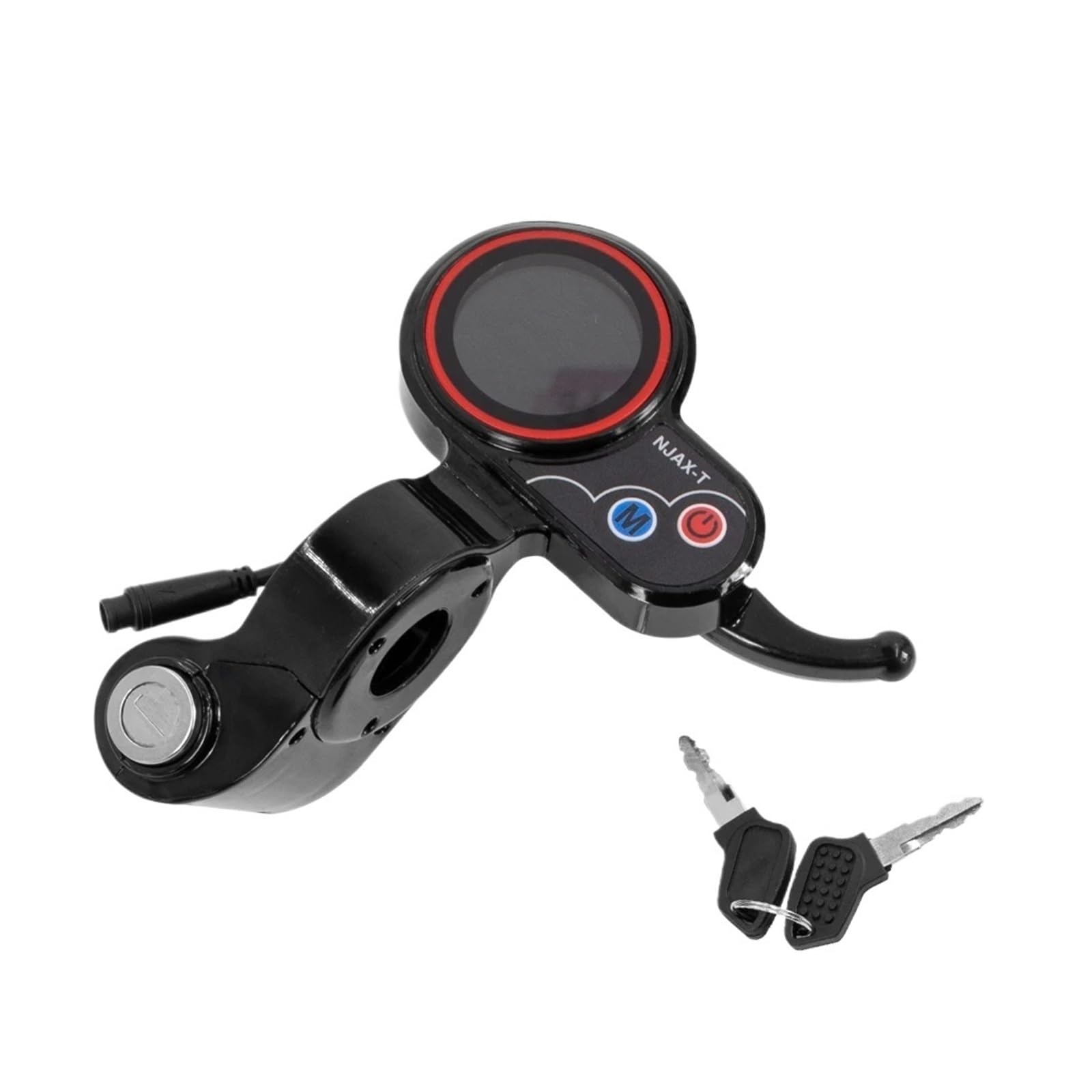 Display strumento acceleratore NJAX-T Display LED 48V con chiave, for ZERO, for 8 9 10 8X 10X 11X Parti cruscotto scooter elettrico acceleratore Cruscotto per monopattino elettrico