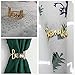 Napkin Rings- 6 Pcs Bismillah Letter Metal Napkin Ring Set Alphabet Napkin Buckles Holder Table Decor for Wedding, Party, Ramadan, Banquet (Gold)